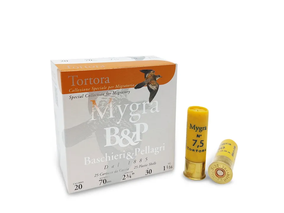 Baschieri & Pellagri Mygra Tortora cartucce caccia calibro 20