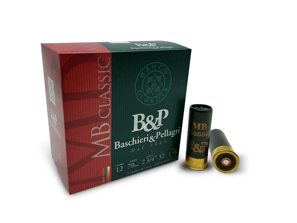 Baschieri & Pellagri MB Classic cartucce piombo 32g cal 12