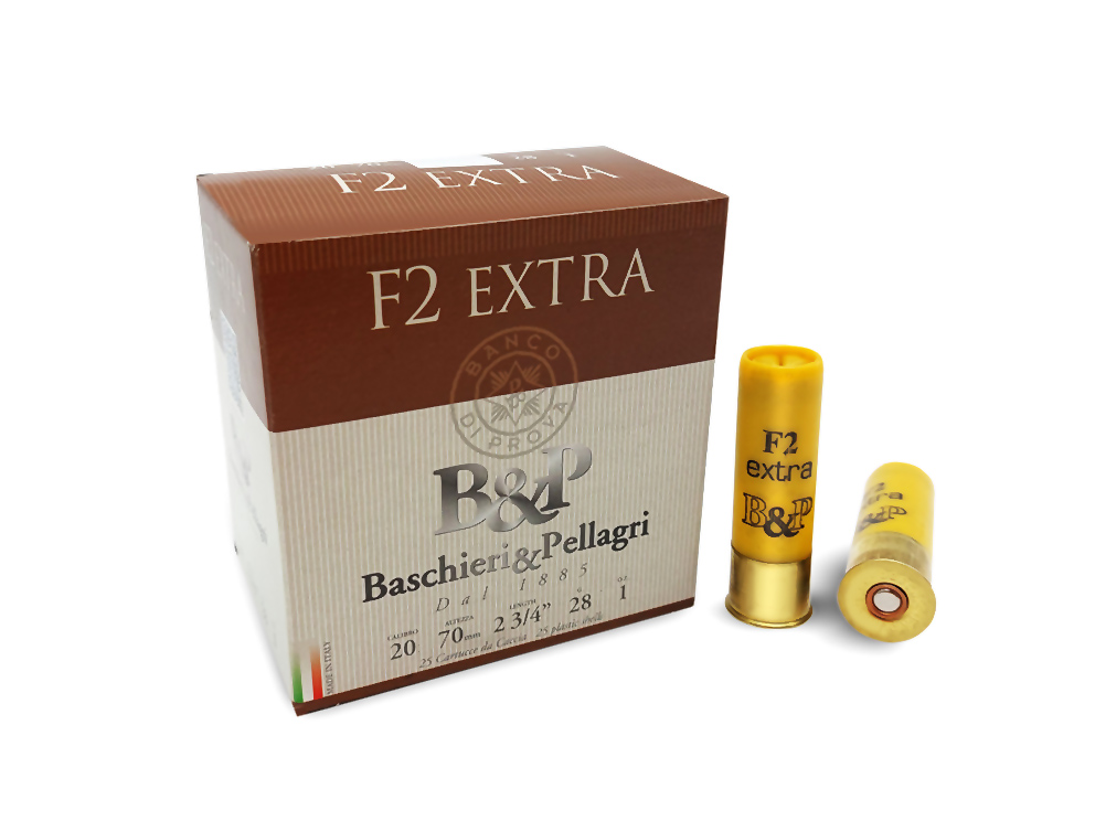 Baschieri & Pellagri F2 Extra 20 cartucce carica pesante selvaggina