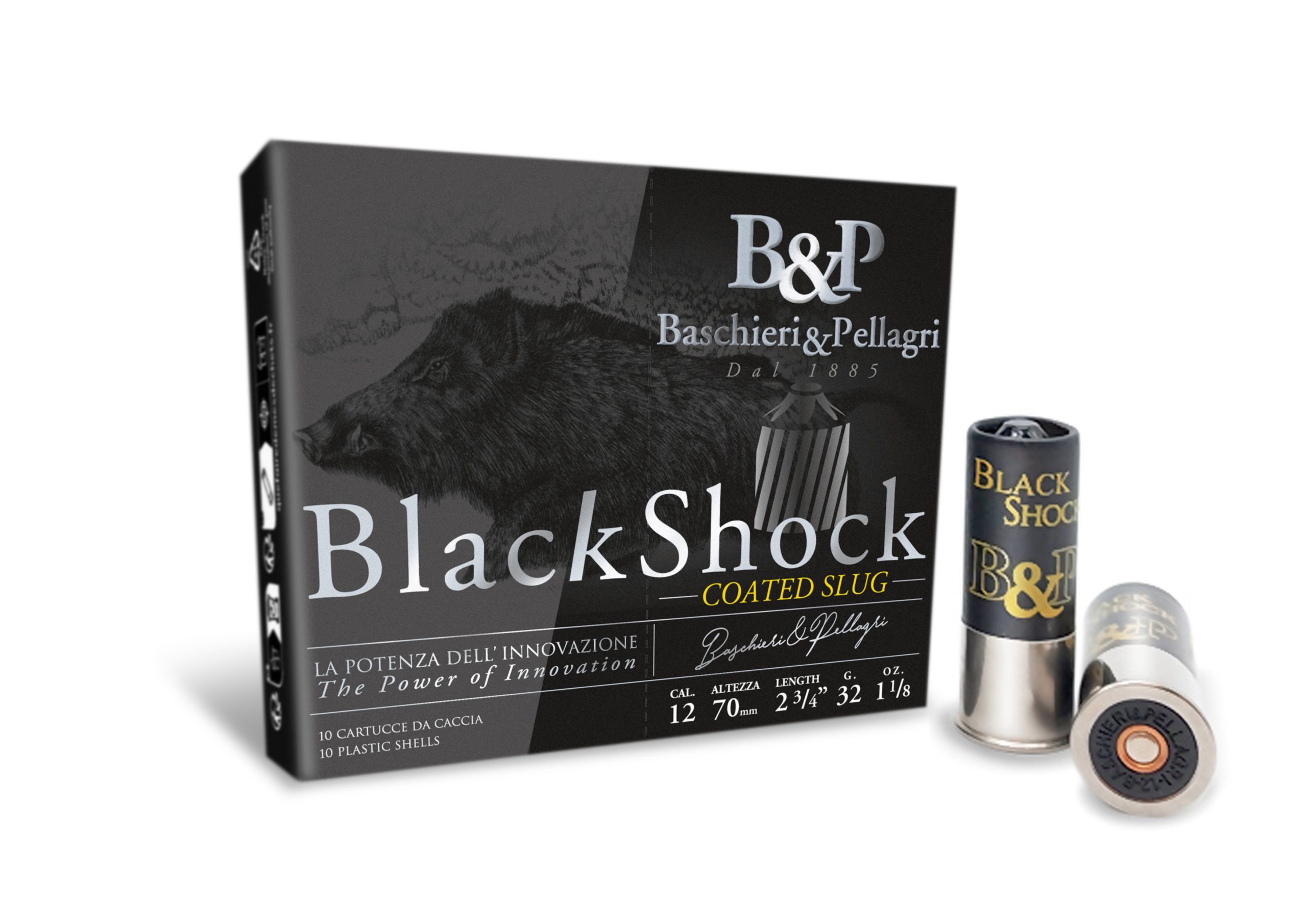Baschieri & Pellagri Big Game Black Shock cartucce 32g 12/70