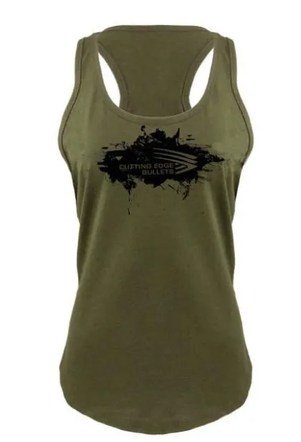 Cutting Edge canotta donna verde militare XL cotone