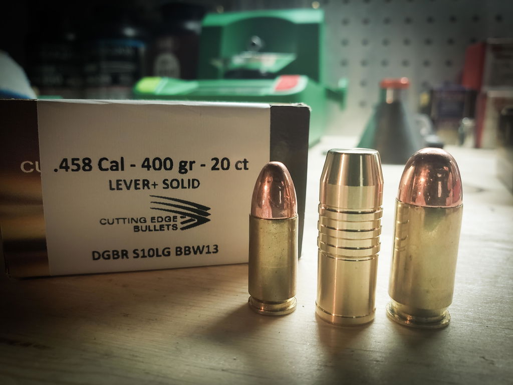 Cutting Edge Safari Solid 400gr .458 palle ottone 20pz