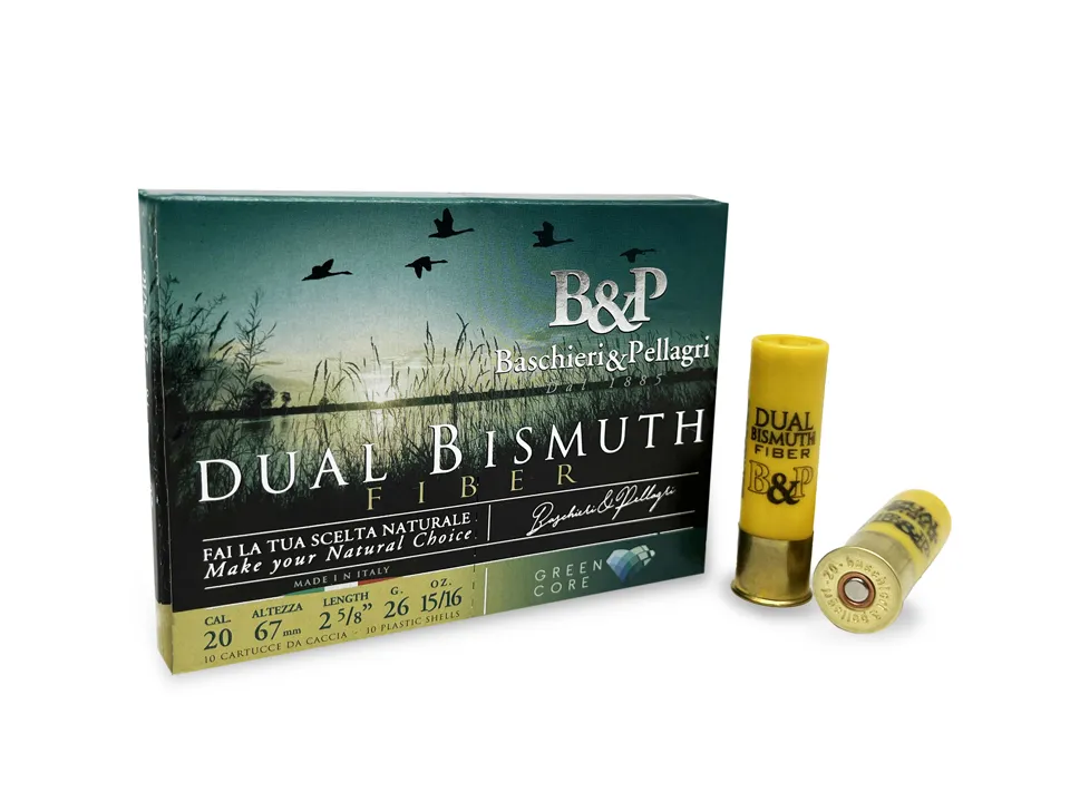 Baschieri & Pellagri Dual Bismuth cartucce caccia calibro 20 26g