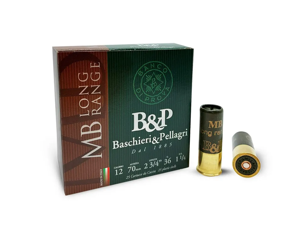 Baschieri & Pellagri MB Long Range cartucce calibro 12 36g migratoria