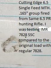 Cutting Edge MTH 6.5mm 140gr palle da ricarica 50 pz rame