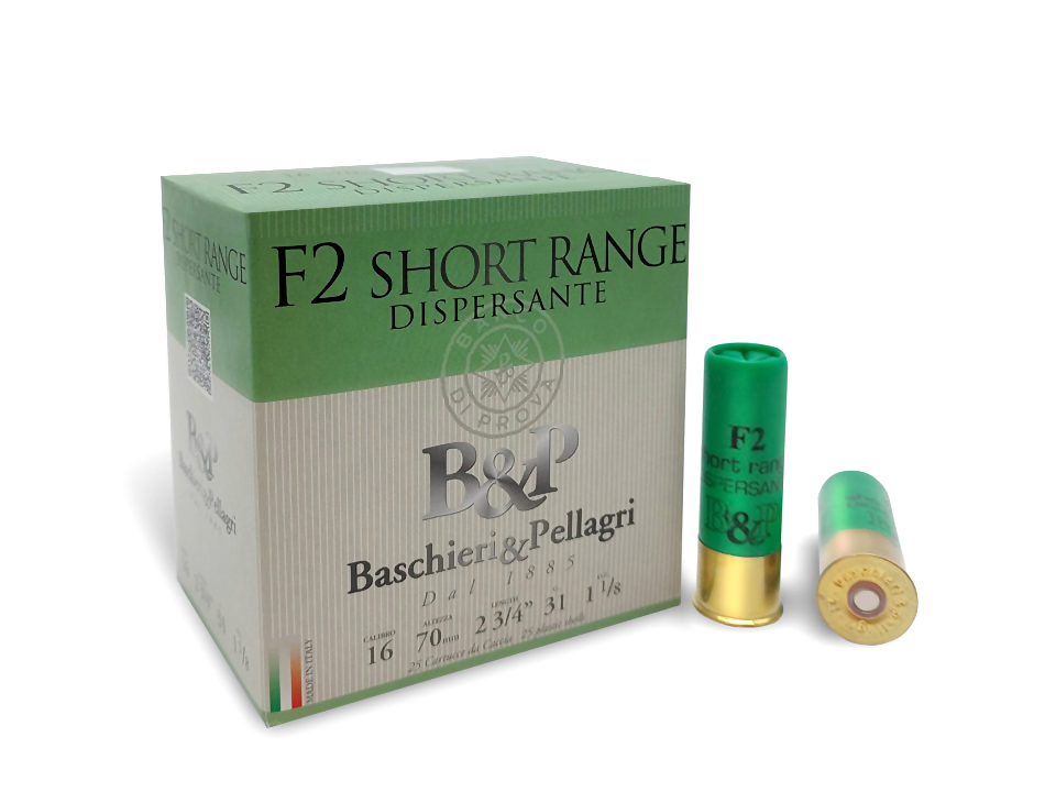 Baschieri & Pellagri F2 Short Range cartucce dispersante calibro 16