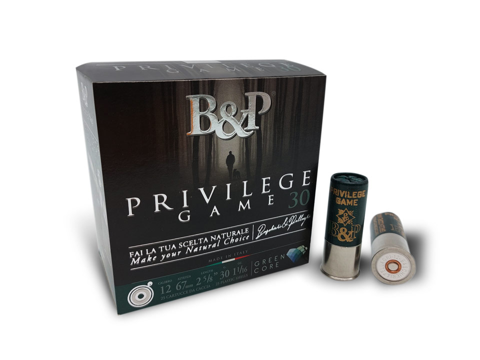 Baschieri & Pellagri Privilege Game 30 cartucce 30g Green Core