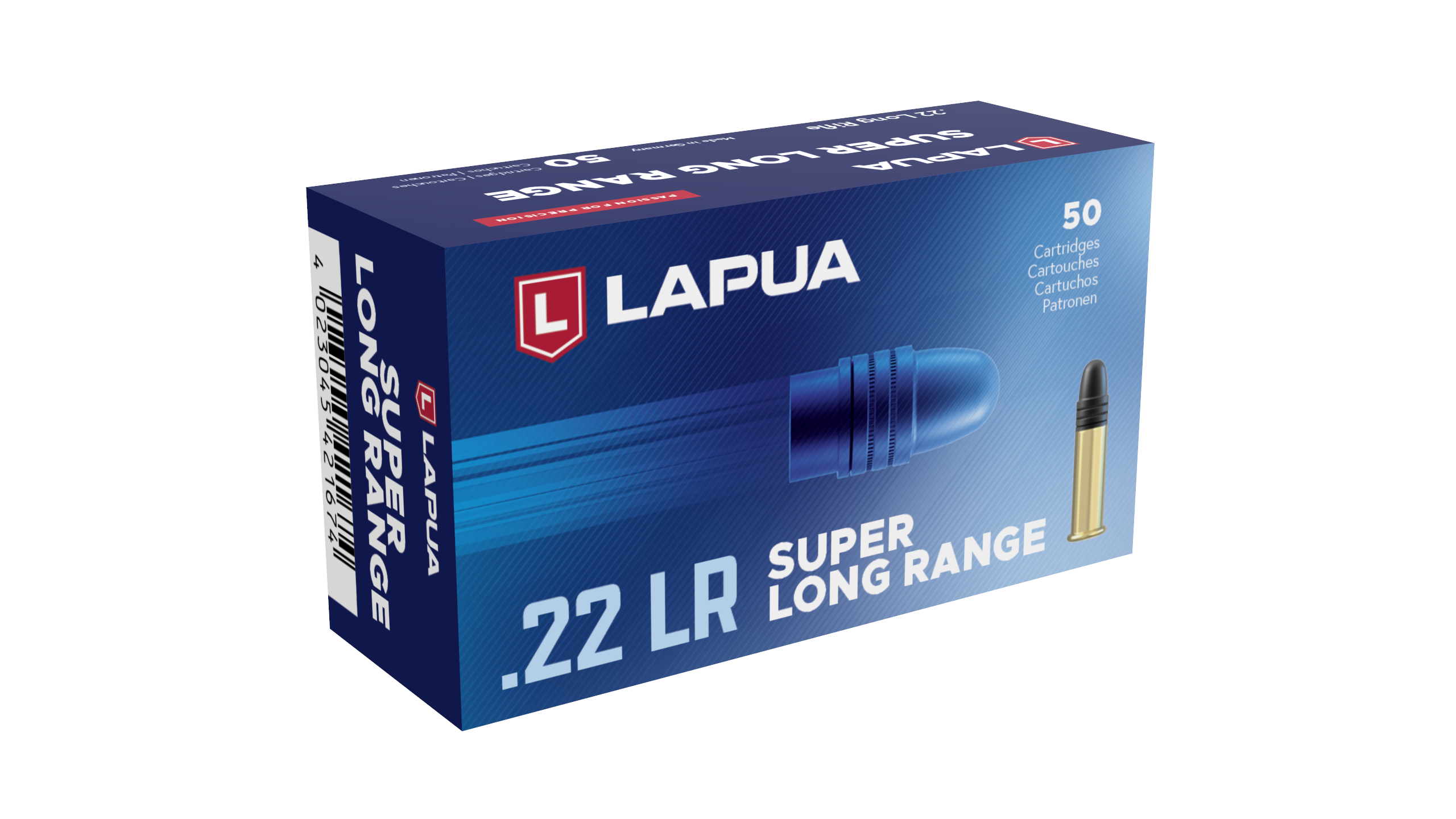 Lapua Super Long Range 22 LR cartucce 337 m/s