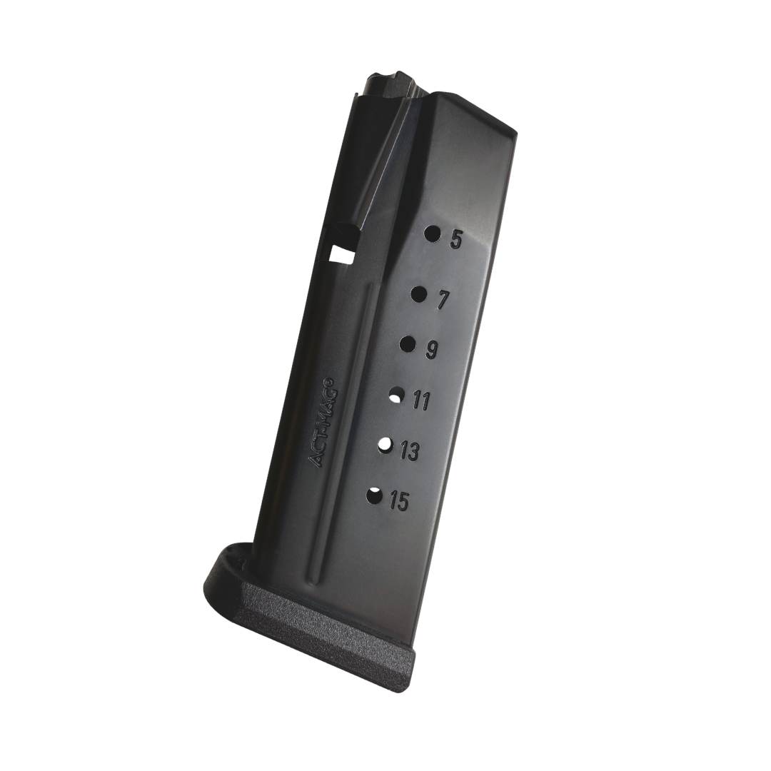 Act Mag Glock 43X/48 Caricatore 15 Colpi Nero
