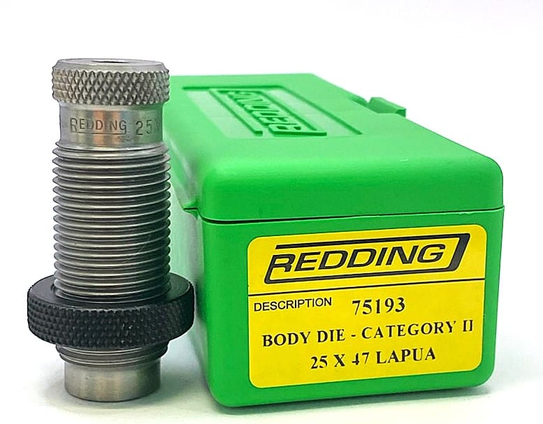 Redding Premium set matrici 25x47 Lapua full length precisione