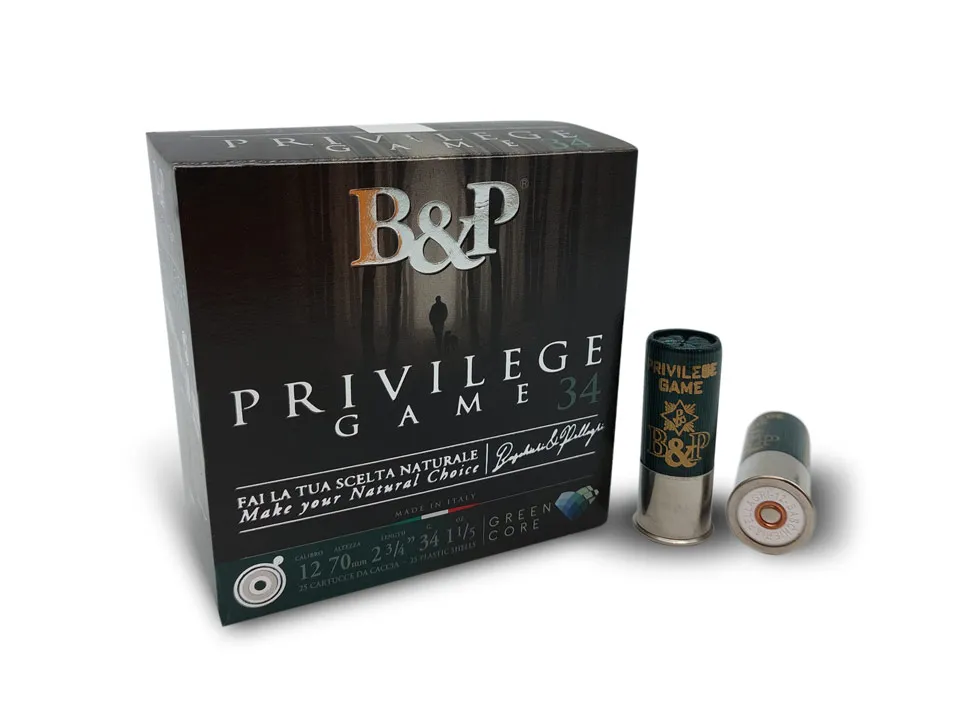 Baschieri & Pellagri Privilege Game 34 cartucce caccia 34 g