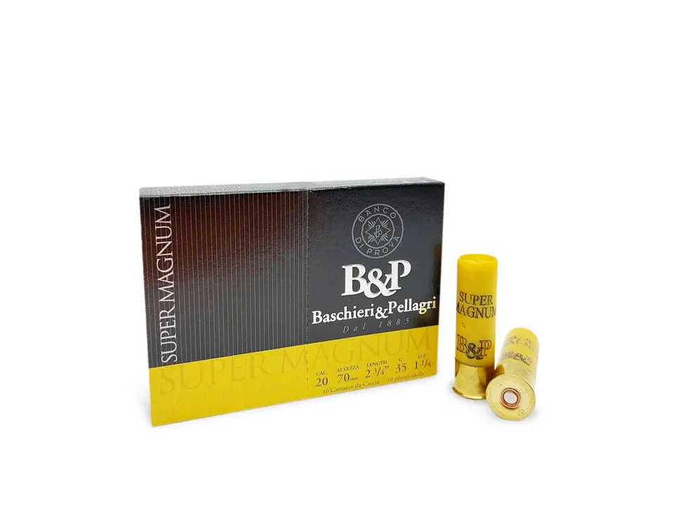 Baschieri & Pellagri Super Magnum 20 cartucce caccia piombo