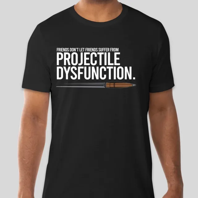 Cutting Edge Projectile Dysfunction t-shirt nera S cotone