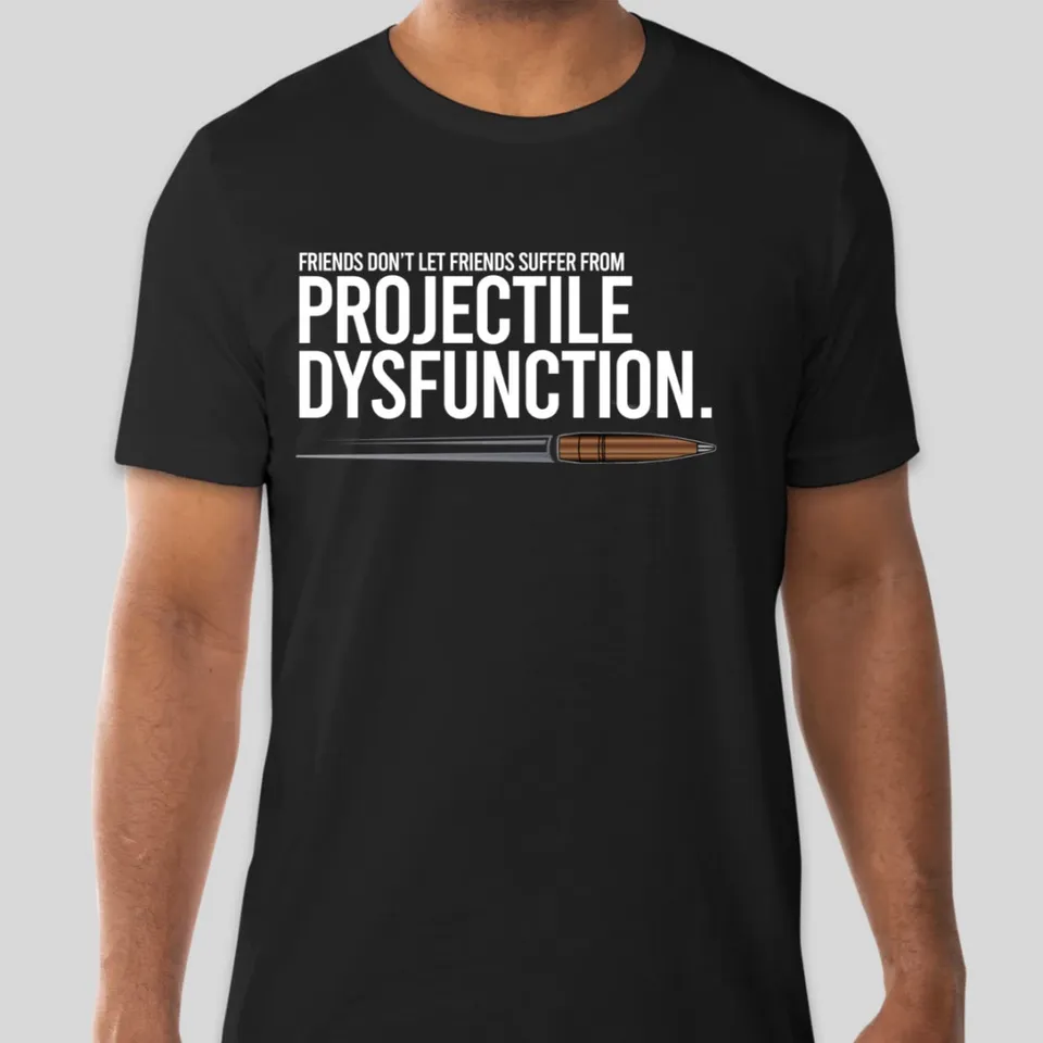 Cutting Edge Projectile Dysfunction t-shirt nera S cotone