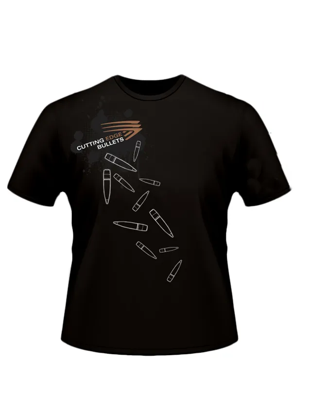 Cutting Edge Bullet Dump T Maglietta Nera Taglia M Cotone