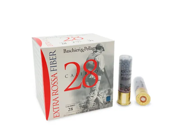 Baschieri & Pellagri Extra Rossa 28 Fiber cartucce 28g feltro