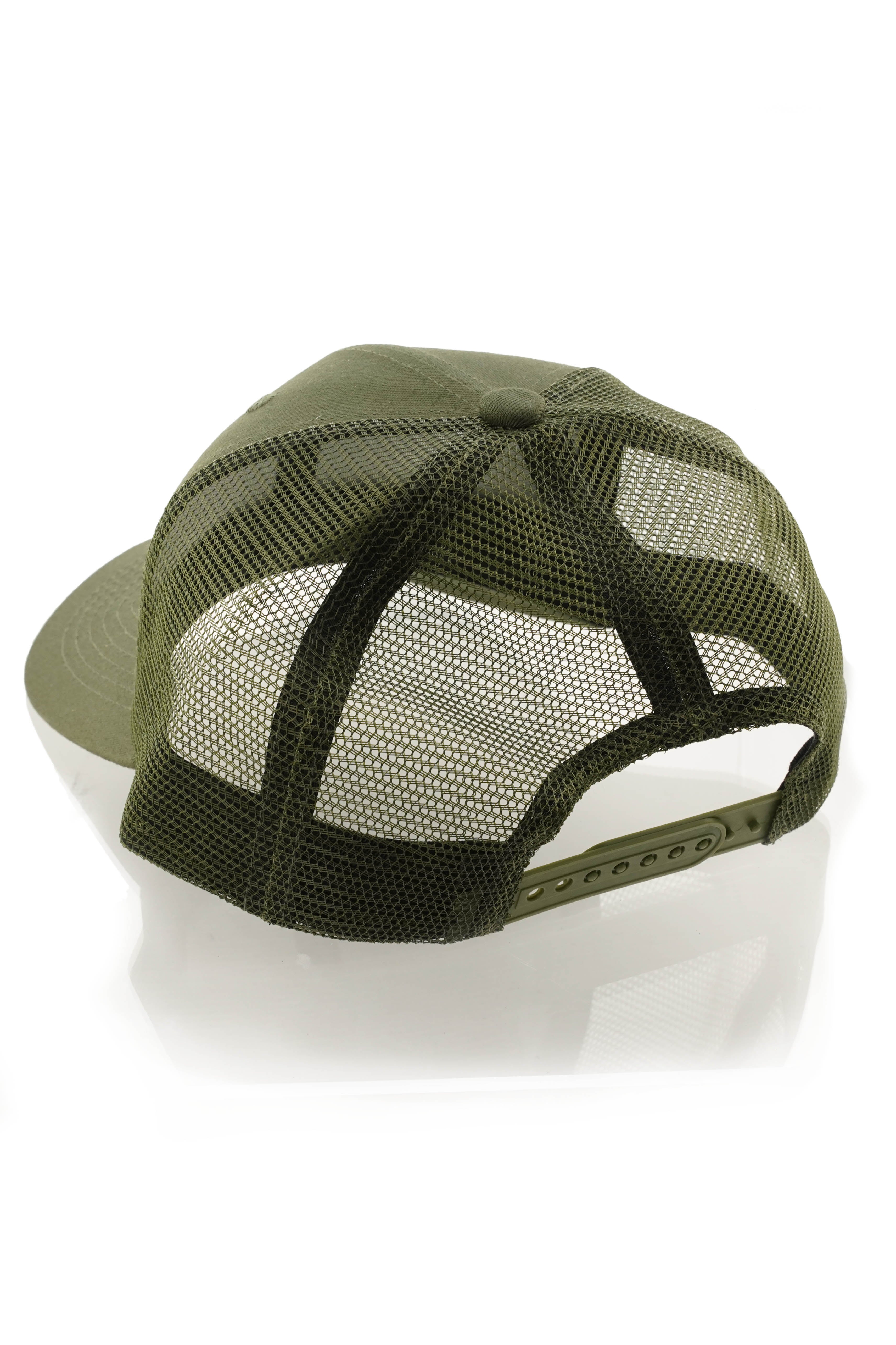 Cutting Edge Snapback cappello verde oliva mesh regolabile