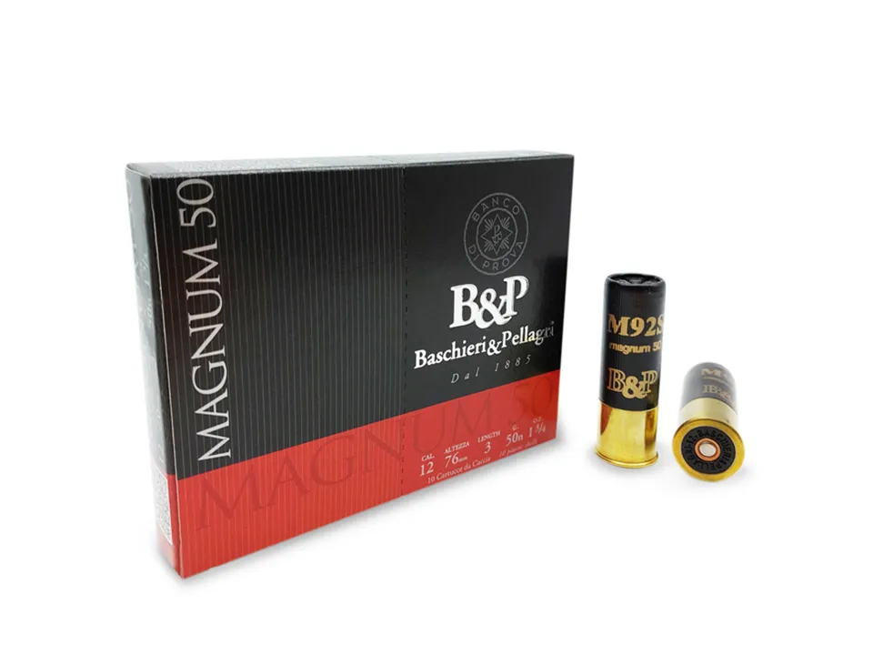 Baschieri & Pellagri Magnum 50 cartucce caccia 12/76 50g