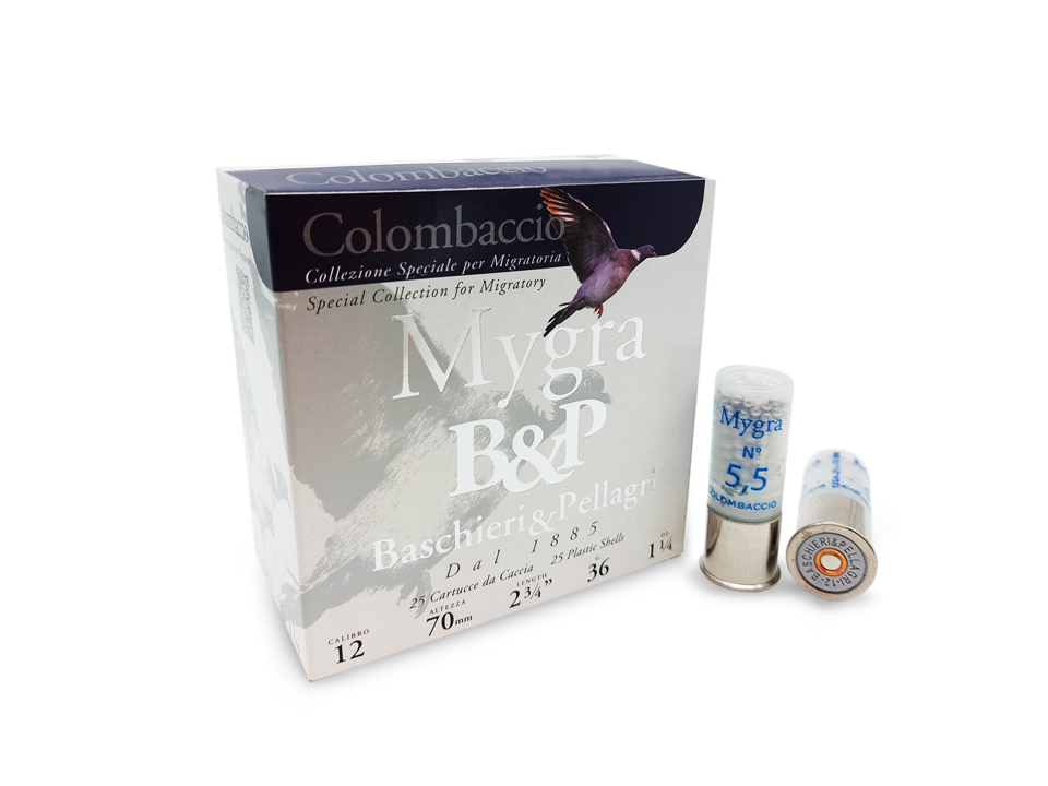 Baschieri & Pellagri Mygra Colombaccio cartucce piombo 5.5