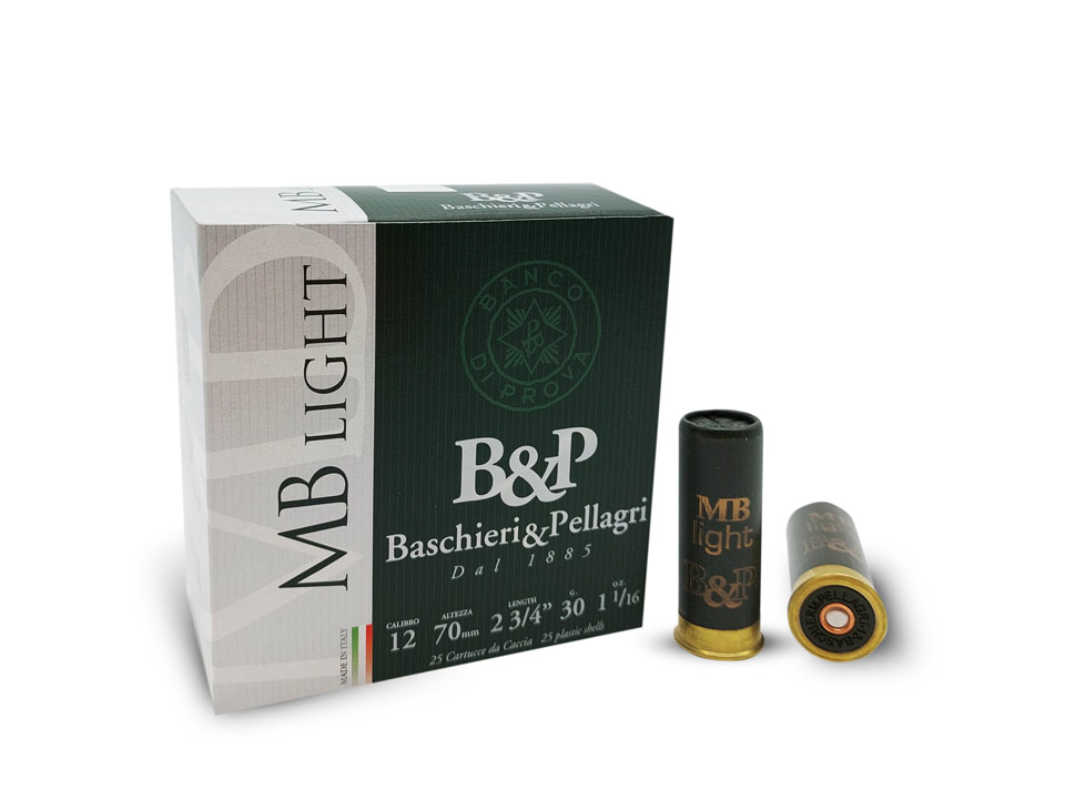 Baschieri MB Light cartucce caccia dolce rinculo leggero