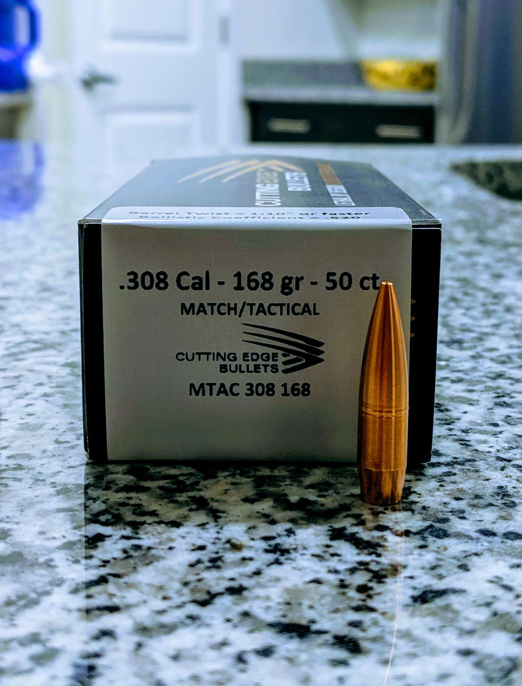 Cutting Edge MTAC .308 168gr proiettile tiro rame 50pz