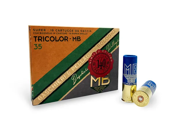 Baschieri & Pellagri Vintage MB Tricolor 35 cartucce bossolo cartone