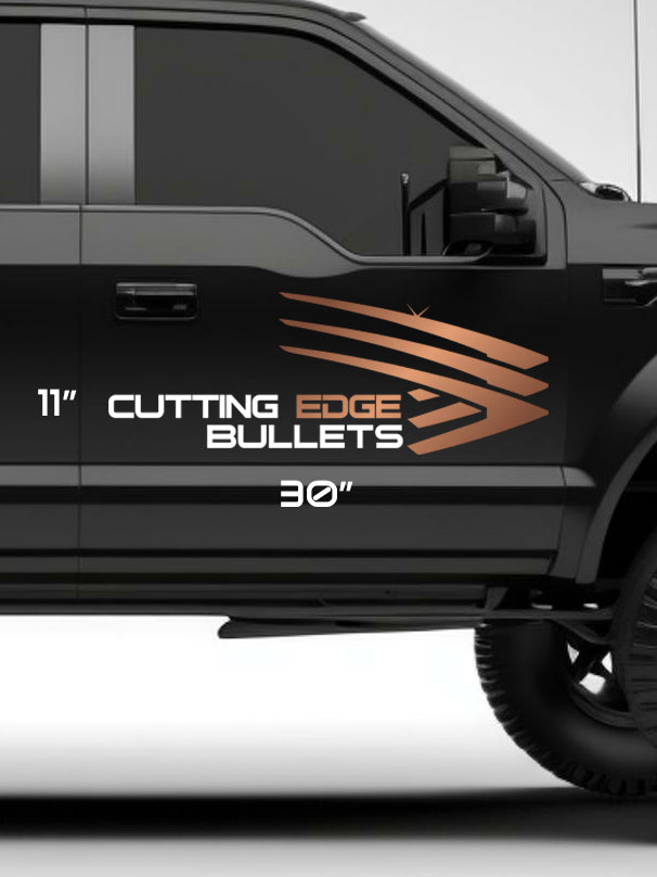 Cutting Edge Accessories Decal 30x11 adesivo auto veicoli scuri