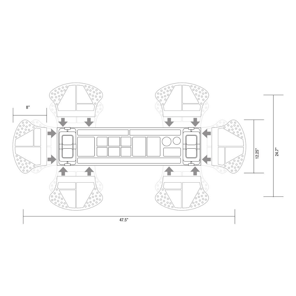 Smartreloader SR5000 Morsa per Armi Modulabile Antiscivolo