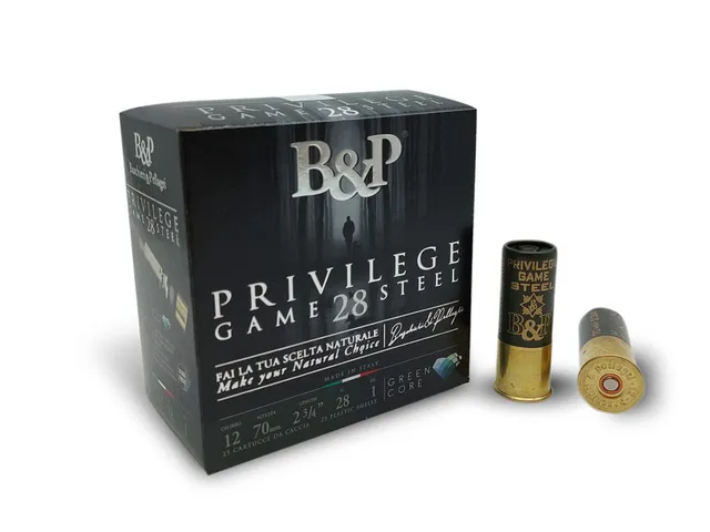 Baschieri & Pellagri Privilege Game Steel 28 cartucce acciaio 28 g
