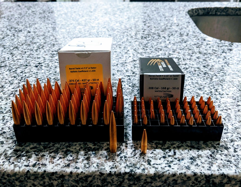 Cutting Edge MTAC .308 168gr proiettile tiro rame 50pz