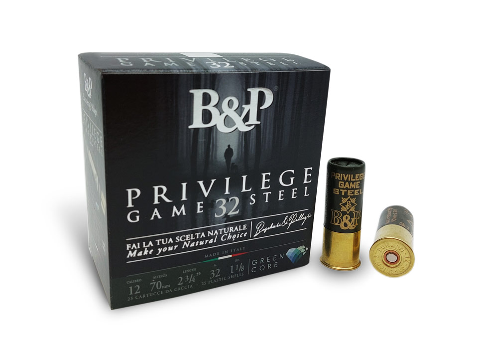 Baschieri & Pellagri Privilege Game Steel 32 cartucce acciaio 32 g