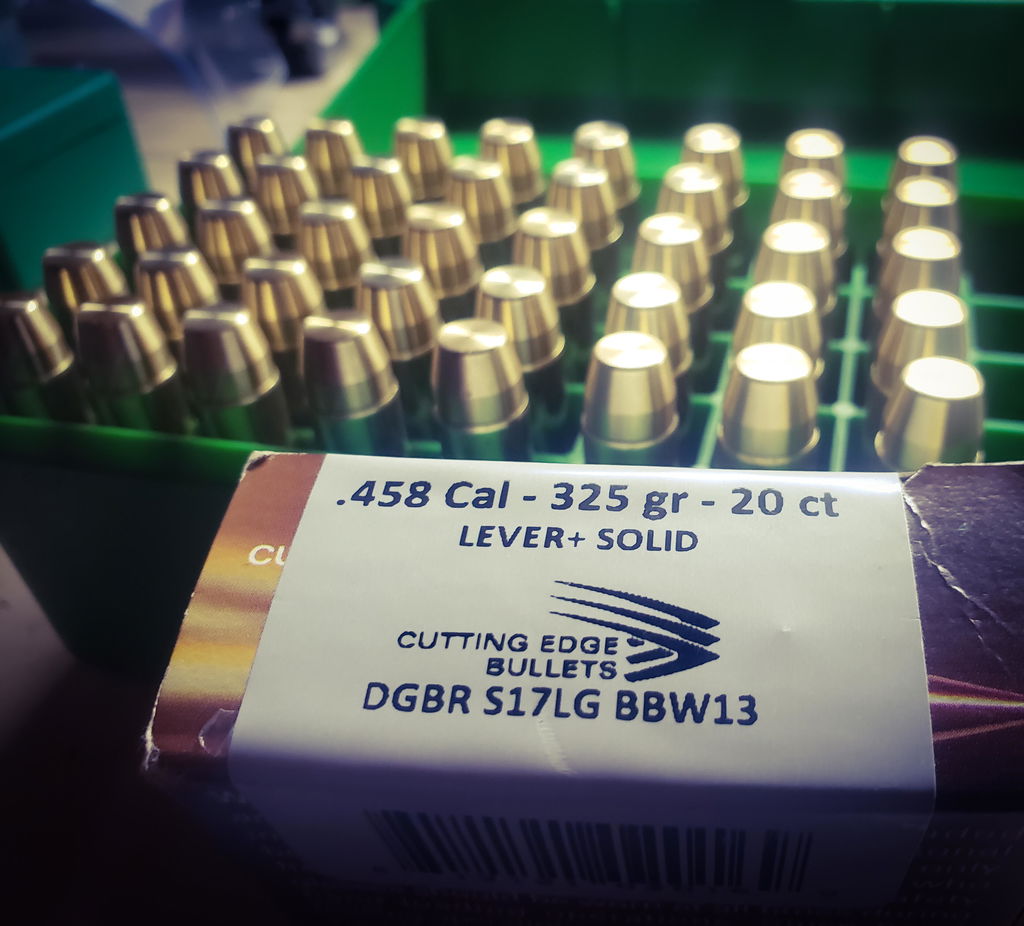 Cutting Edge Safari Solid 400gr .458 palle ottone 20pz