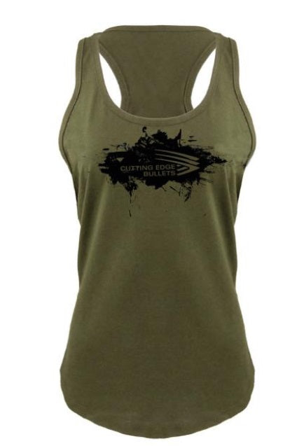 Cutting Edge canotta donna verde militare XL cotone