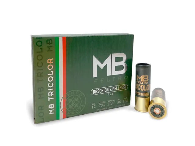 Baschieri & Pellagri Vintage Tricolor cartucce borra feltro