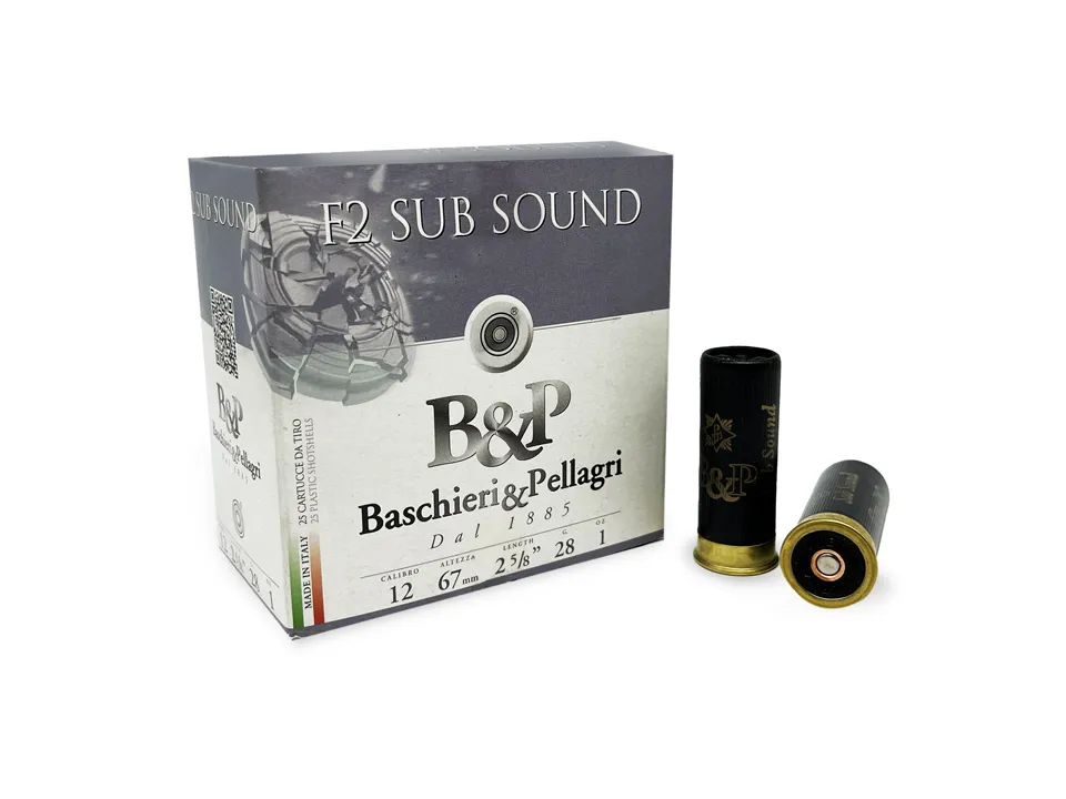 Baschieri & Pellagri F2 Sub Sound 28 cartucce subsoniche 28g