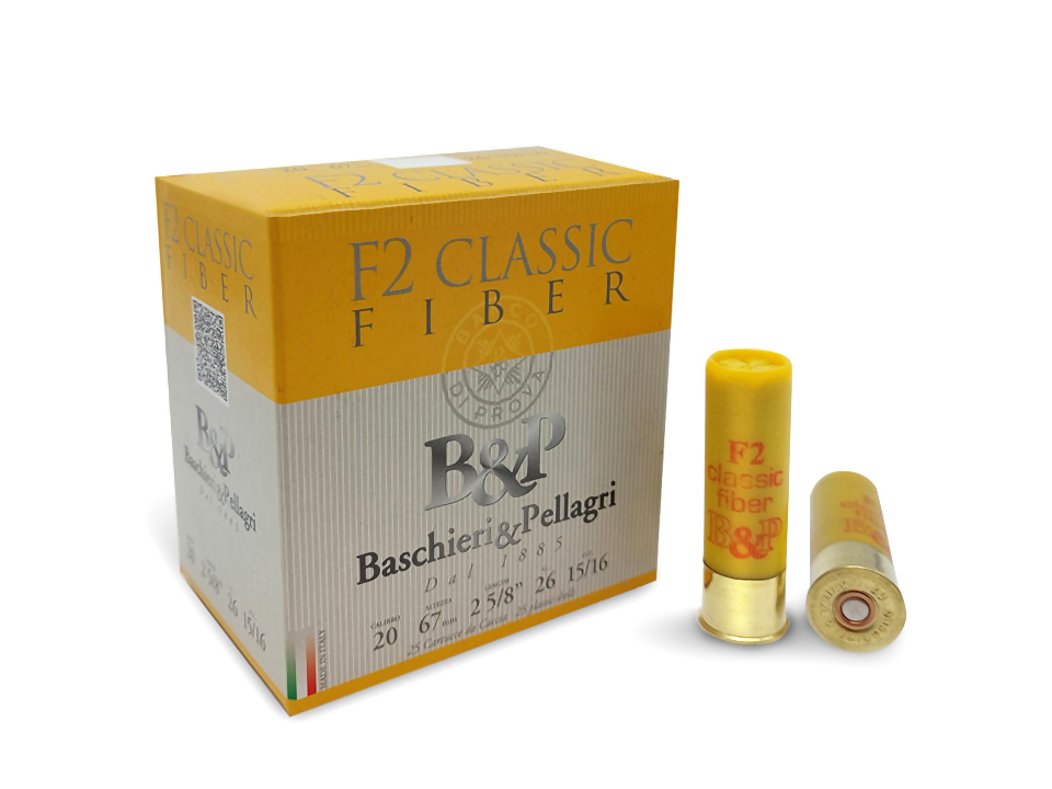 Baschieri & Pellagri F2 Classic Fiber 26g cartucce calibro 20