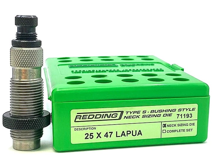 Redding Premium set matrici 25x47 Lapua full length precisione