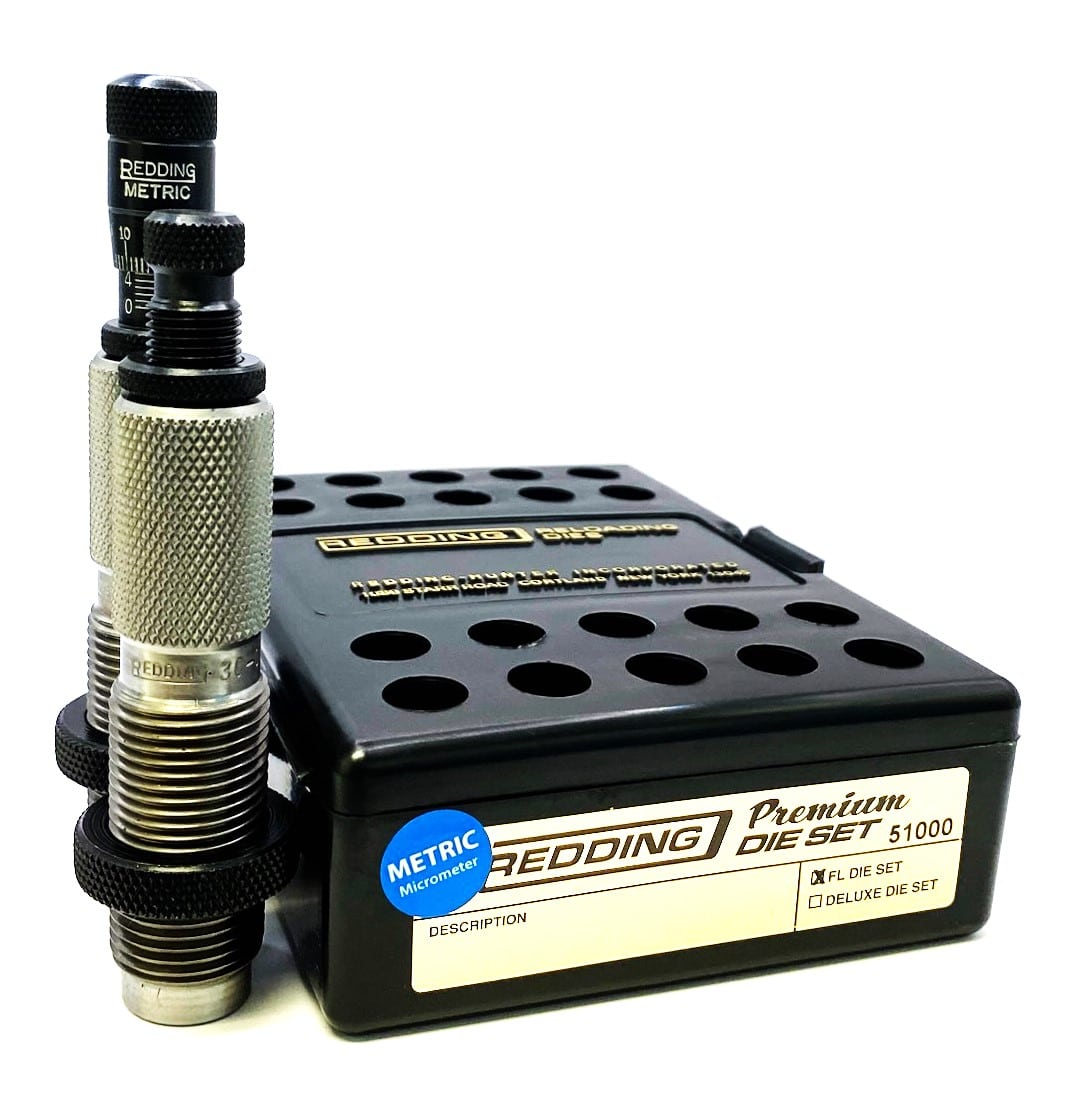 Redding Premium set matrici bottleneck con micrometro metrico