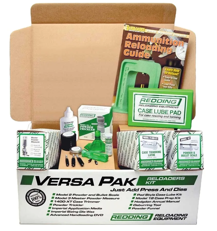 Redding Versa Pak Kit ricarica completo senza pressa