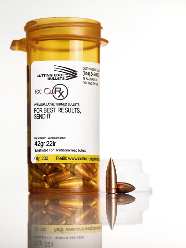 Cutting Edge CuRx 42gr palle 22LR bundle 200ct rame
