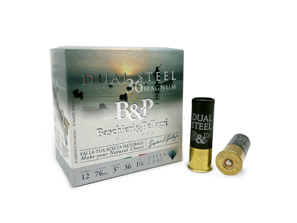 Baschieri & Pellagri Dual Steel 36 Magnum cartucce calibro 12 acciaio