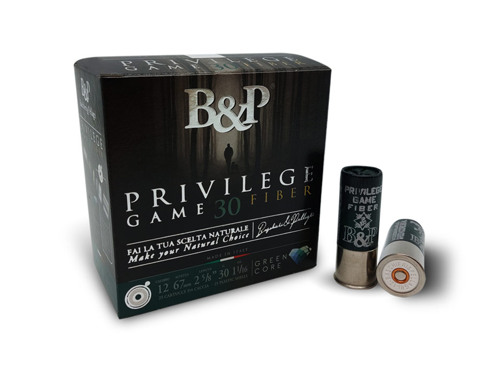 Privilege Game 30 Fiber cartucce caccia calibro 12 30g