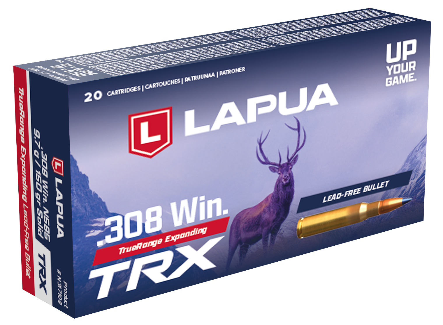 Lapua TRX 308 Win 9,7 g cartucce rame caccia