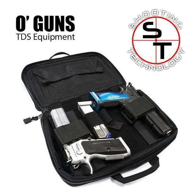 Shooting Technology Borsa Porta Pistola Doppio Cordura Nero