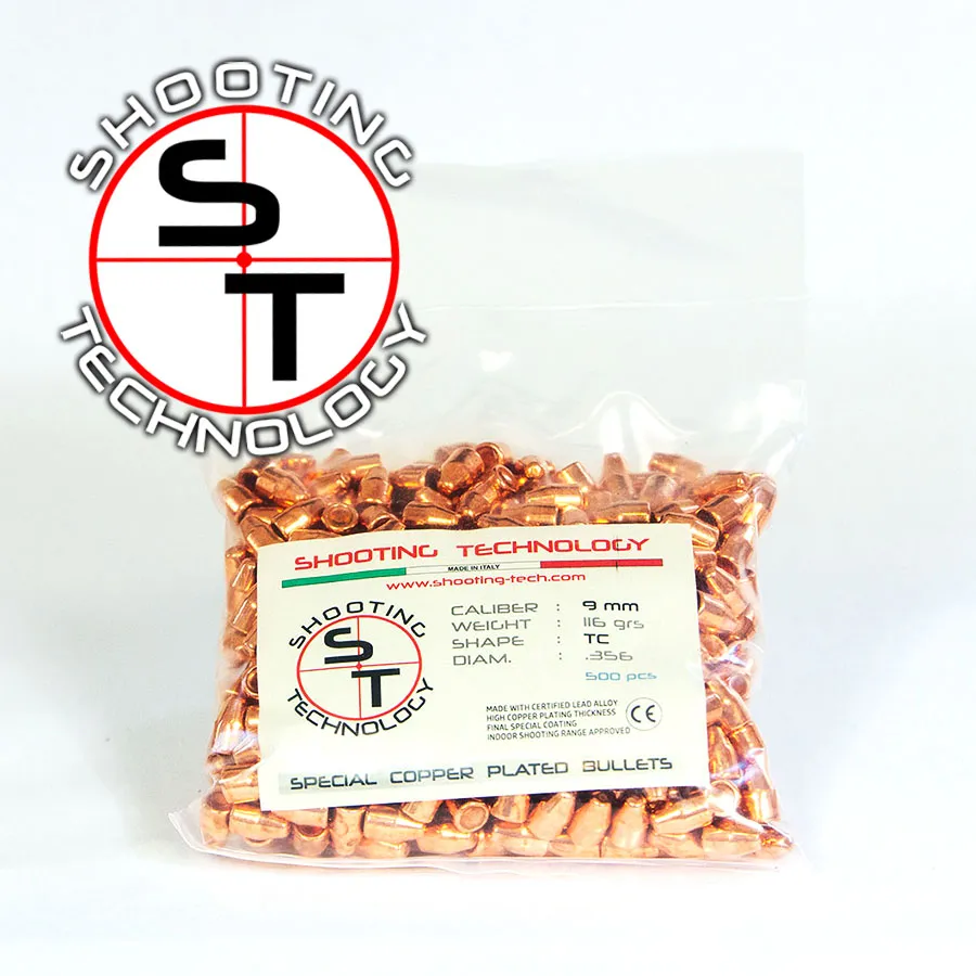 ST Bullets Palle Ramate 9 mm TC 115 gr 1000 pz
