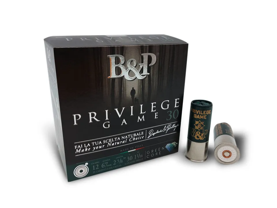 Baschieri & Pellagri Privilege Game 30 Cartucce Caccia 30g