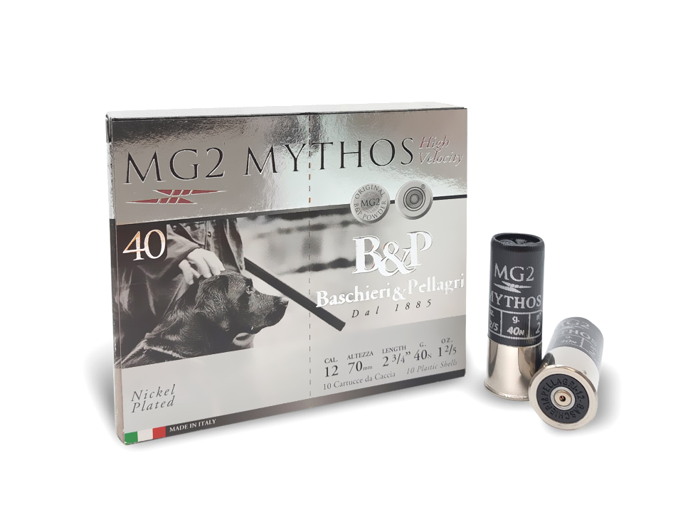 Baschieri & Pellagri MG2 Mythos 40 HV cartucce piombo nichelato