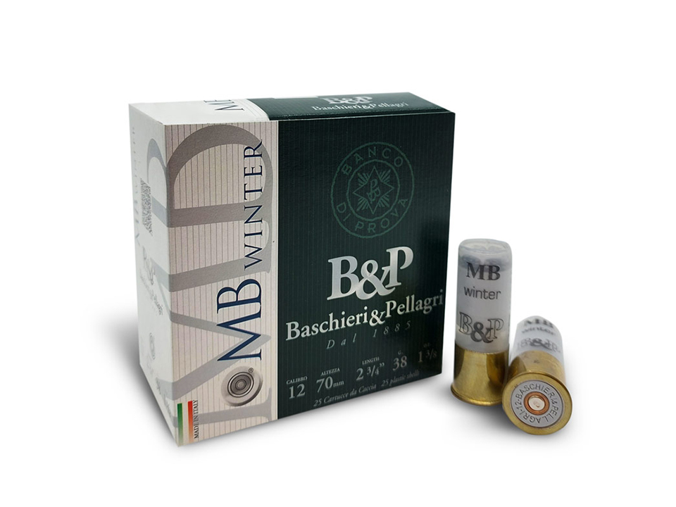 Baschieri & Pellagri MB Winter cartucce caccia 38 g inverno