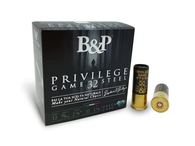 Baschieri & Pellagri Privilege Game Steel 32 cartucce acciaio 32 g