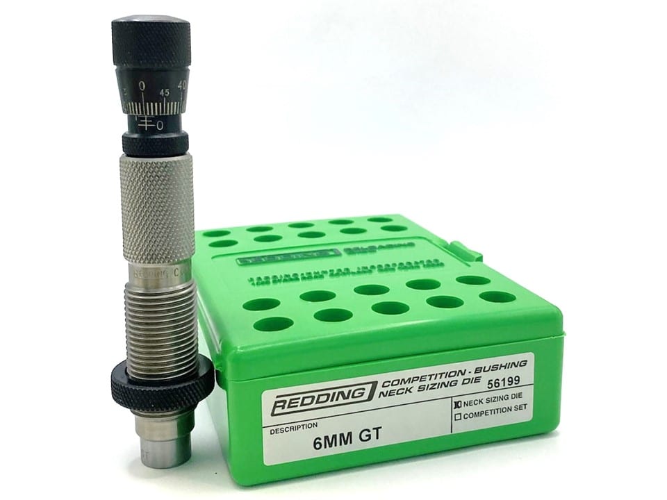 Redding Premium 6MM GT die set ricarica precisione